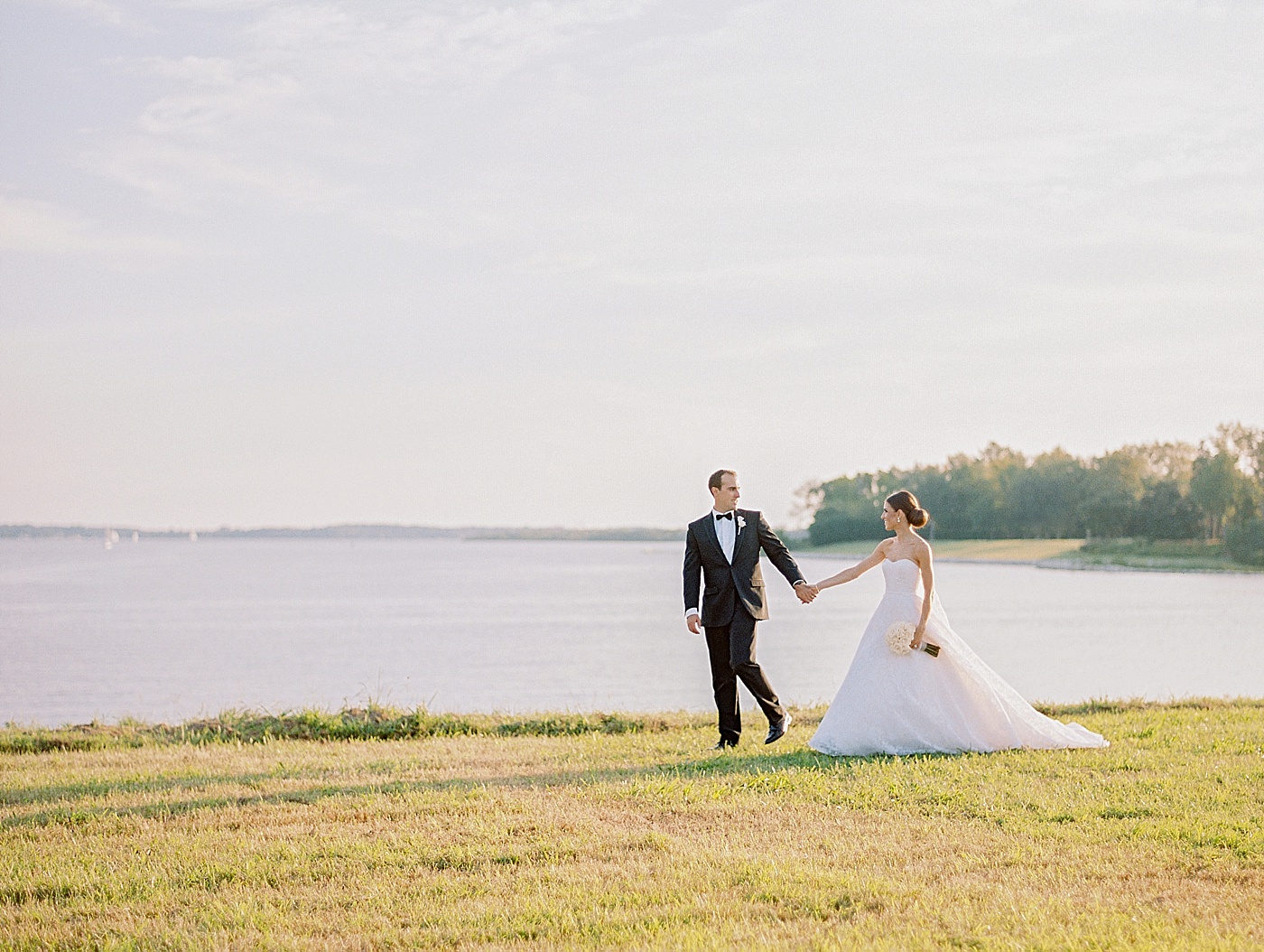 A beautiful waterfront wedding in Annapolis, Maryland at Whitehall 